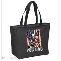 Pug Dad Tote Bag thumb 2