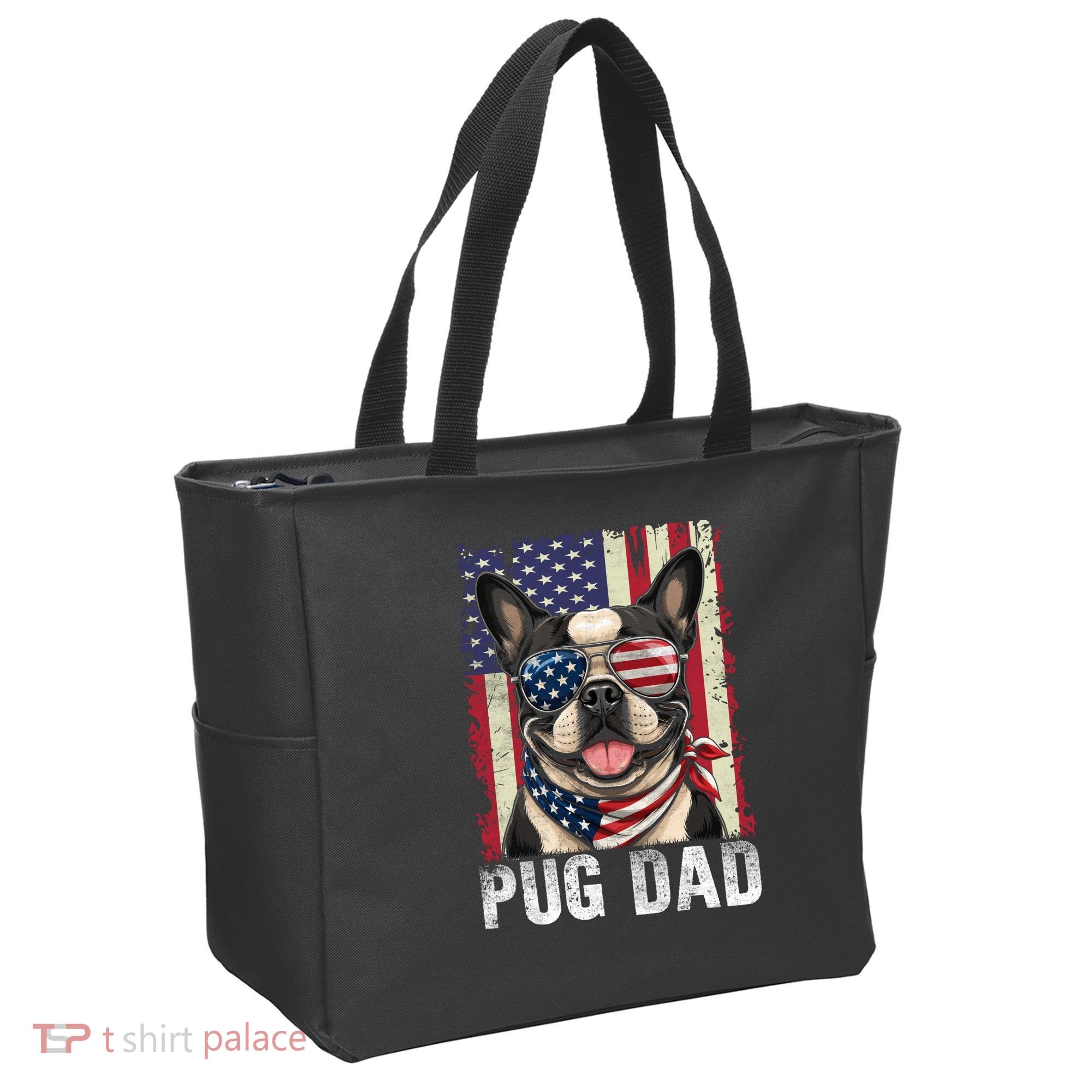 Pug Dad Tote Bag