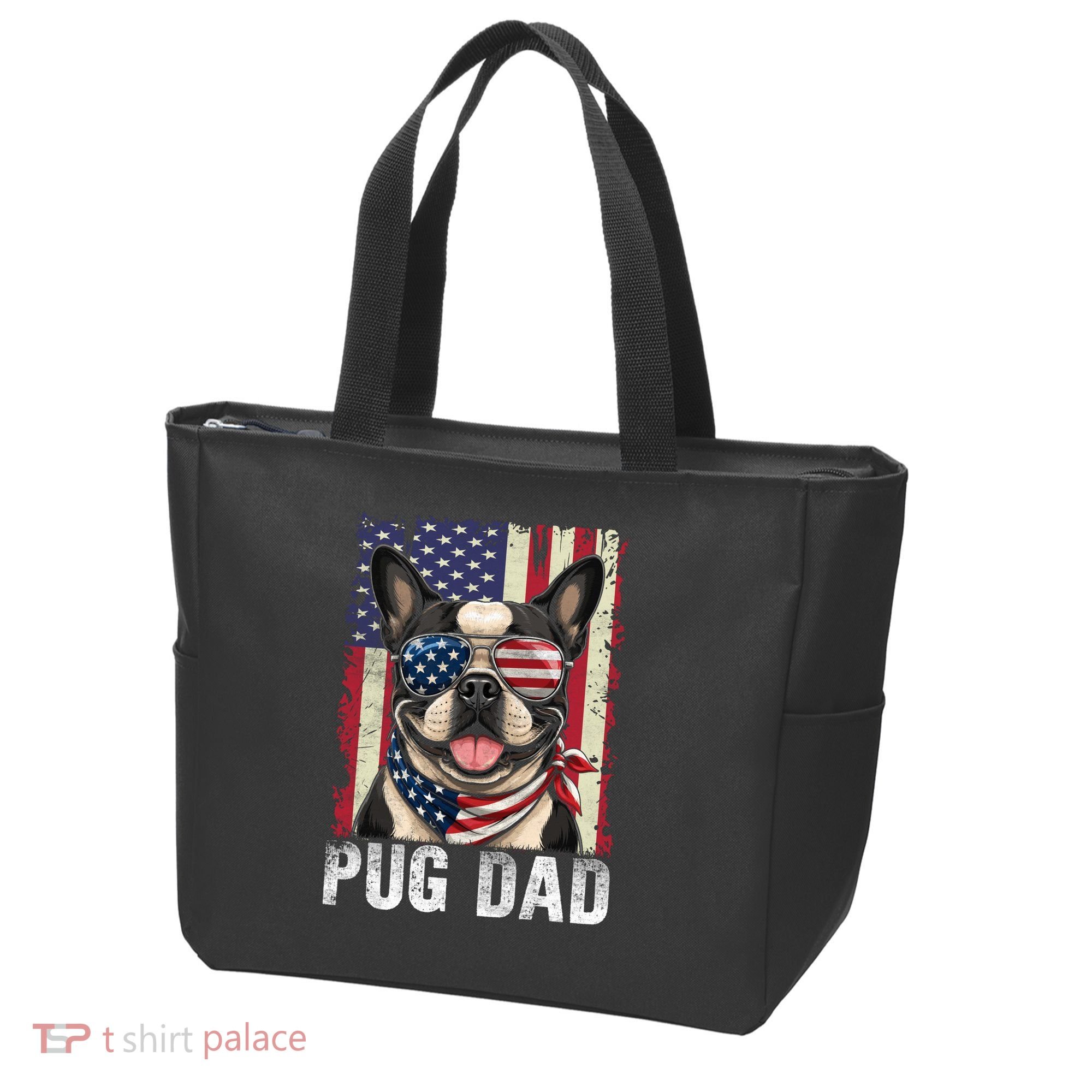 Pug Dad Tote Bag