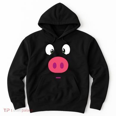 Piggy Design Pig Face Hoodie