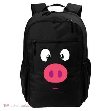 Piggy Design Pig Face Backpack