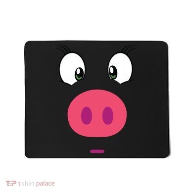 Piggy Design Pig Face Mousepad