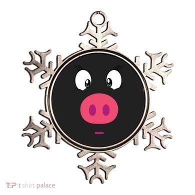 Piggy Design Pig Face Ornament