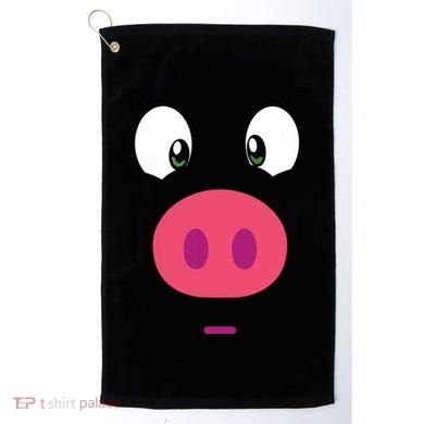 Piggy Design Pig Face Golf Towel