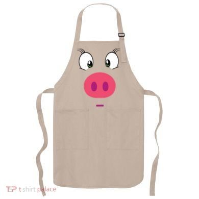 Piggy Design Pig Face Apron