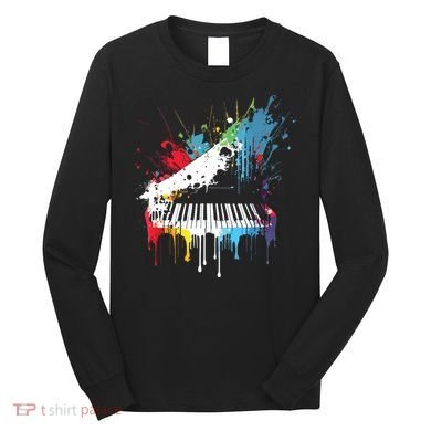 Piano Design Piano Gift For Pianist Long Sleeve Shirt
