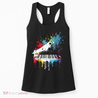 Piano Design Piano Gift For Pianist Women's Tank Top