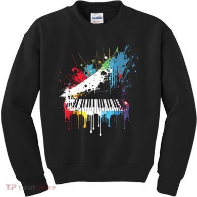 Piano Design Piano Gift For Pianist Kids Sweatshirt