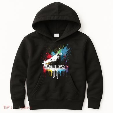 Piano Design Piano Gift For Pianist Kids Hoodie