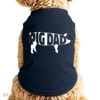 Pig Dad Pig Lover Owner Ranch Farmer Fathers Day Doggie Tank thumb 0