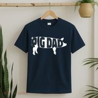 Pig Dad Pig Lover Owner Ranch Farmer Fathers Day T-Shirt thumb 2