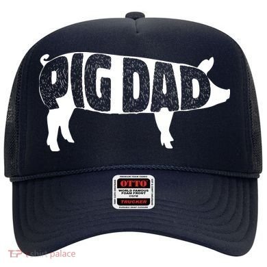 Pig Dad Pig Lover Owner Ranch Farmer Fathers Day Hat