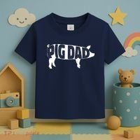 Pig Dad Pig Lover Owner Ranch Farmer Fathers Day Toddler T-Shirt thumb 3