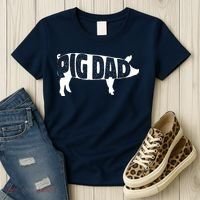 Pig Dad Pig Lover Owner Ranch Farmer Fathers Day Women's T-Shirt thumb 3