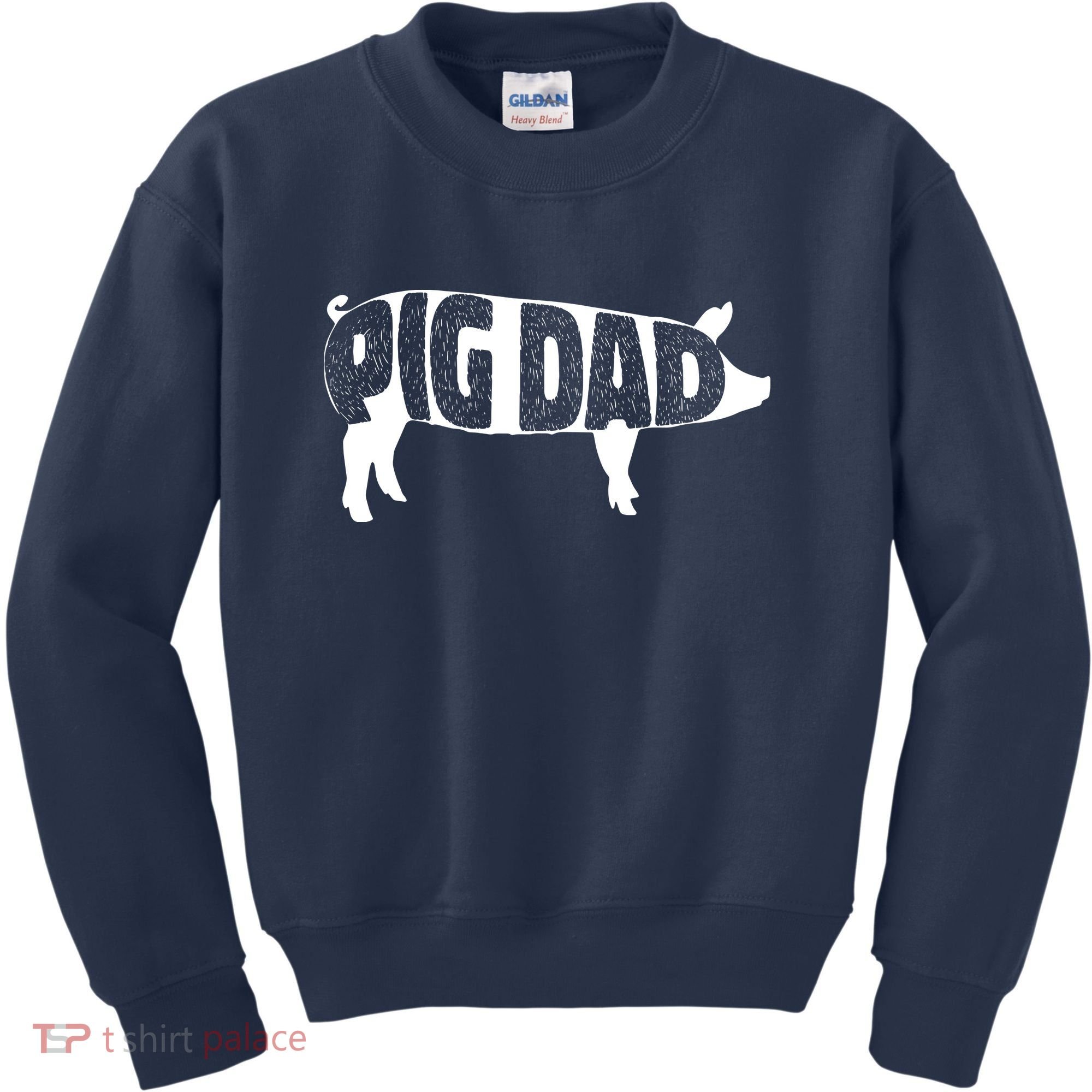 Pig Dad Pig Lover Owner Ranch Farmer Fathers Day Kids Sweatshirt
