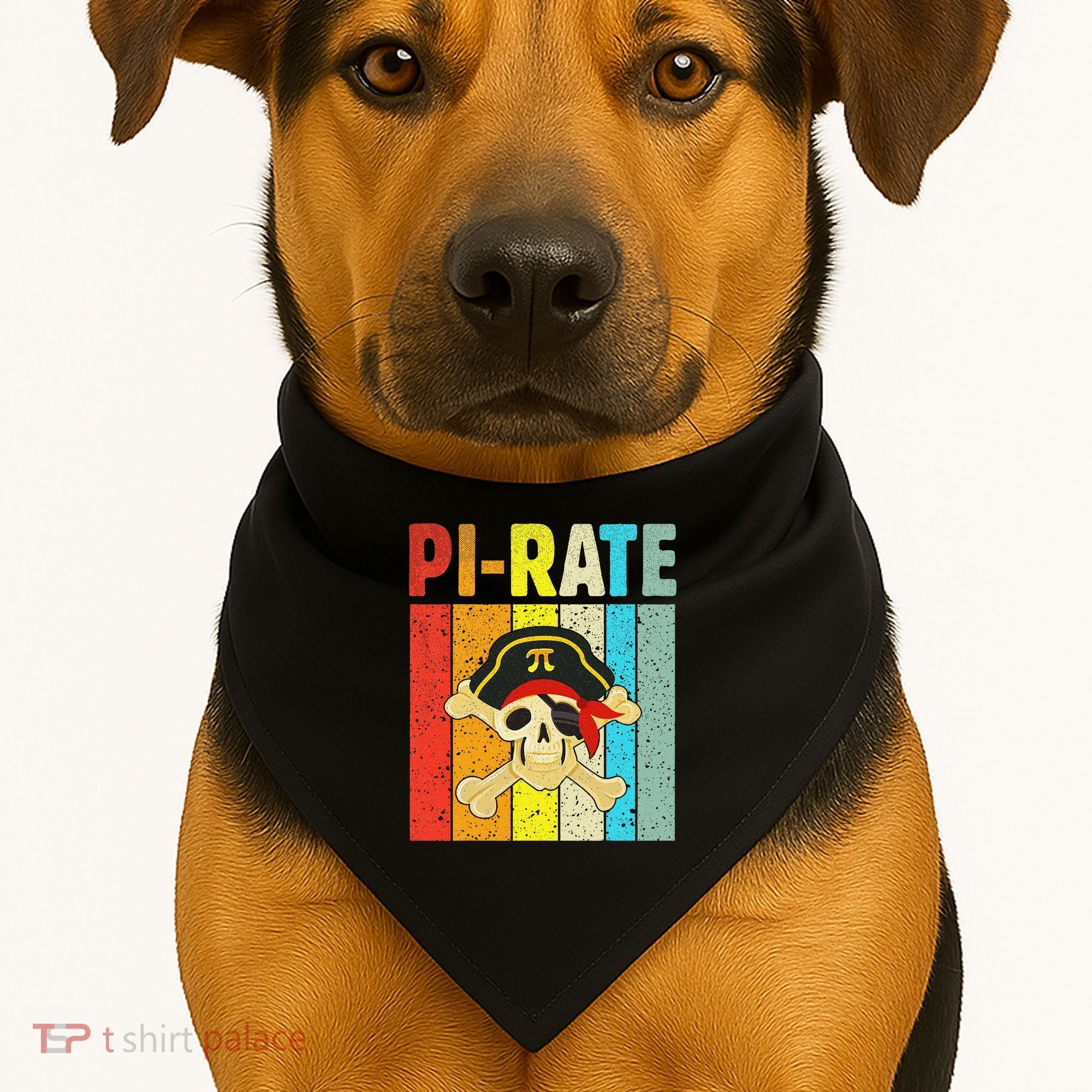 Pi-Rate Day USA-Made Doggie Bandana