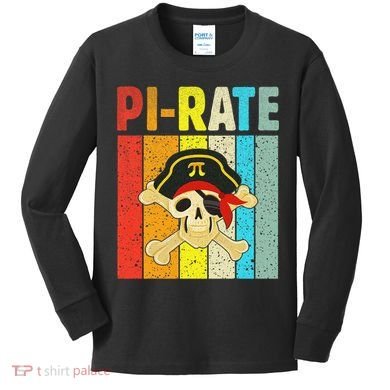 Pi-Rate Day Kids Long Sleeve Shirt