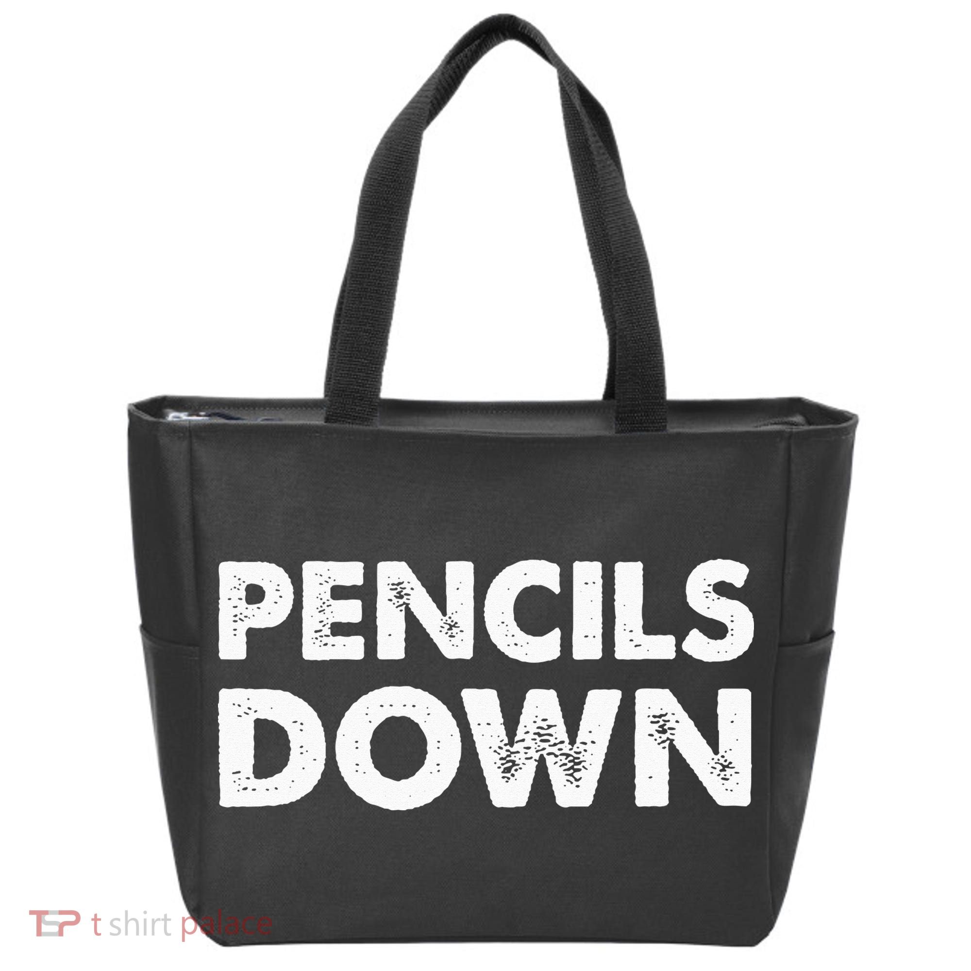 Pencils down Tote Bag