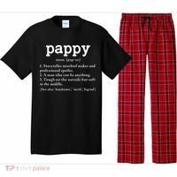 Pappy Definition Papa Grandpa Fathers Day Present Pajama Set thumb 0