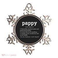 Pappy Definition Papa Grandpa Fathers Day Present Ornament thumb 0