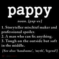 Pappy Definition Papa Grandpa Fathers Day Present Tank Top thumb 6