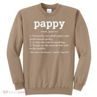 Pappy Definition Papa Grandpa Fathers Day Present Sweatshirt thumb 0