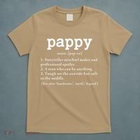 Pappy Definition Papa Grandpa Fathers Day Present T-Shirt thumb 5