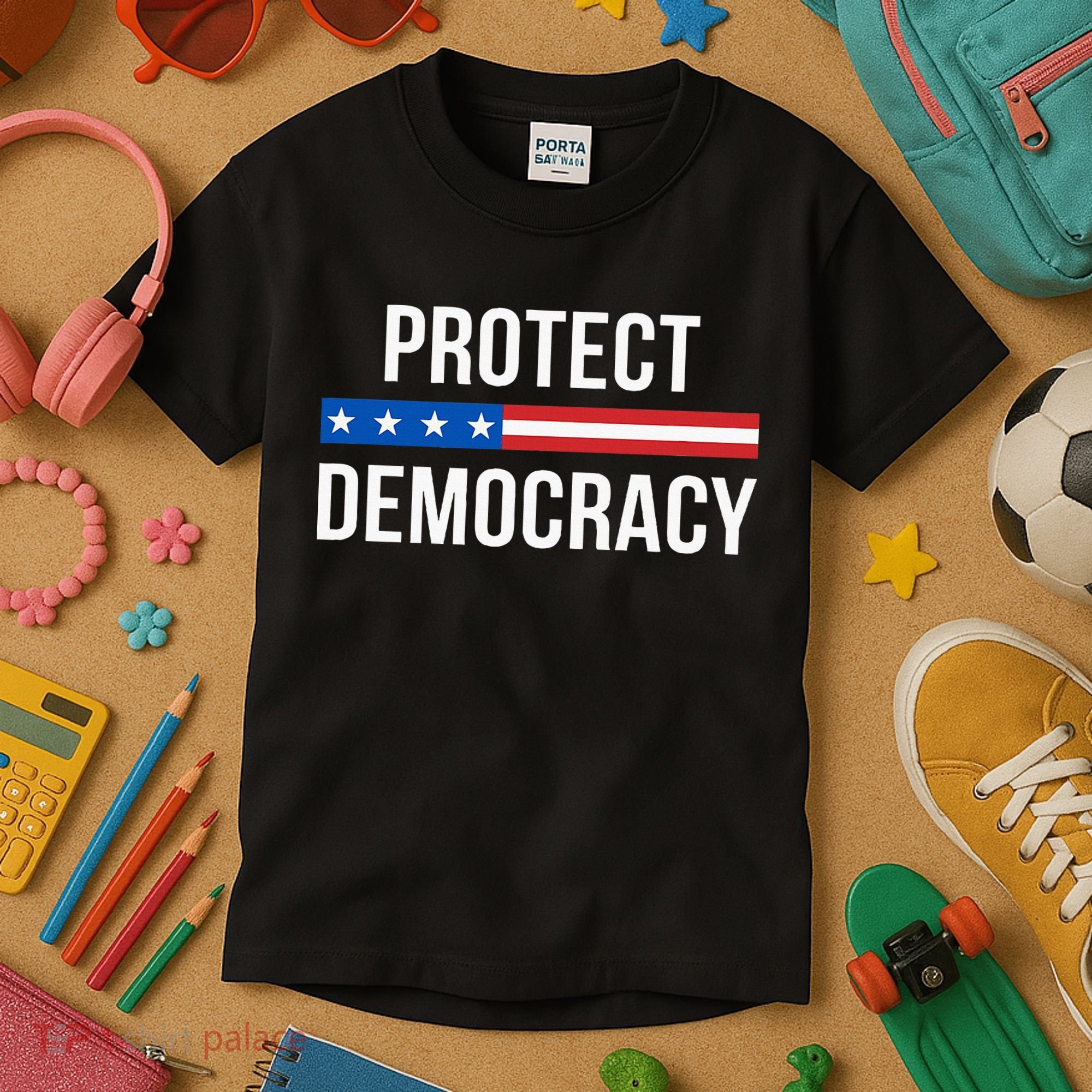 Protect Democracy Kids T-Shirt