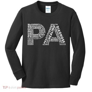 PA Design Physician Assistant Kids Long Sleeve Shirt