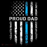 Proud Dad Patriotic Law Enforcement Supporter Police Officer Coffee Mug thumb 5