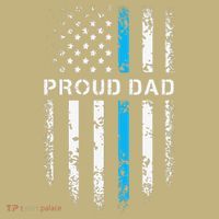 Proud Dad Patriotic Law Enforcement Supporter Police Officer T-Shirt thumb 7