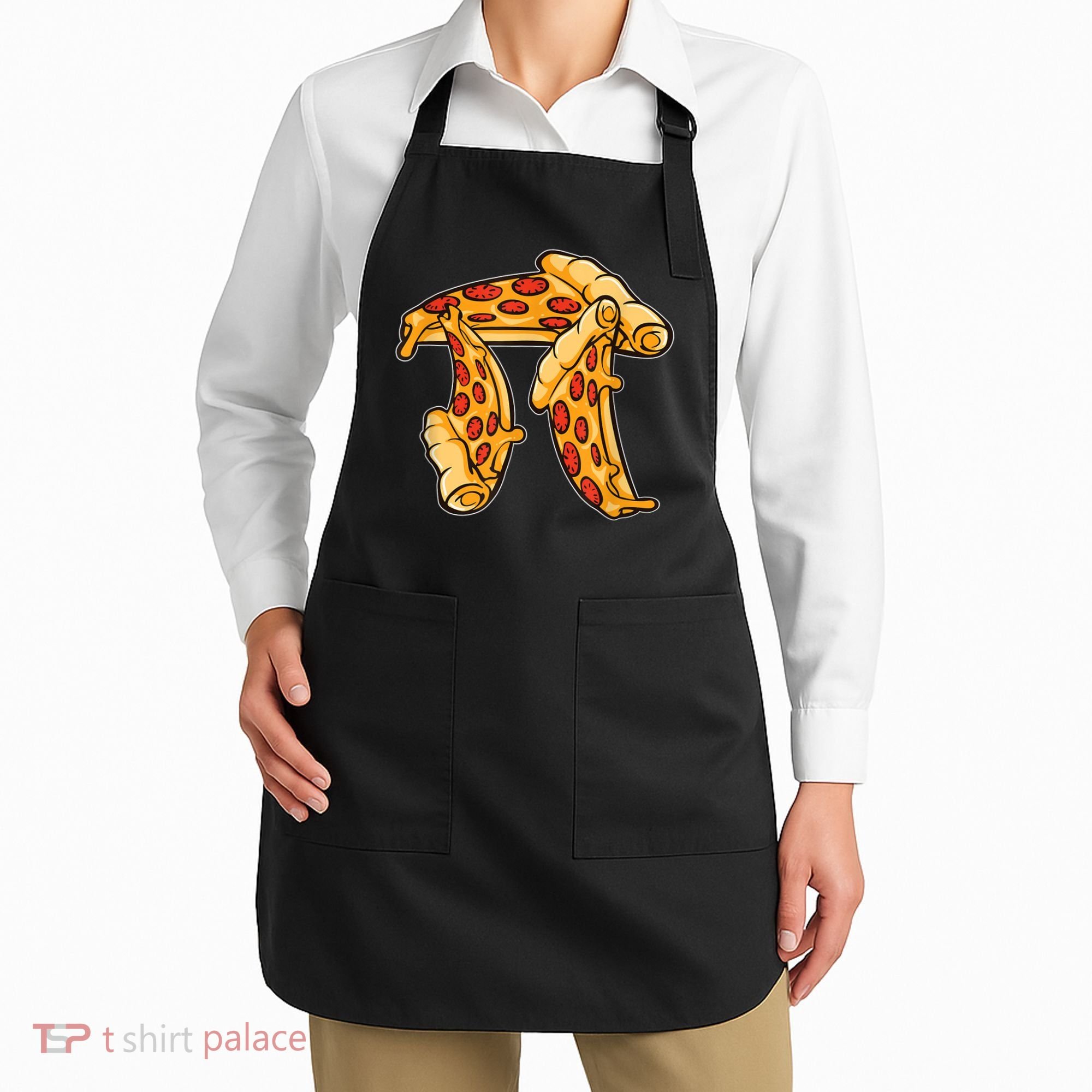 Pi Day Pizza Pi Funny Math Food Apron