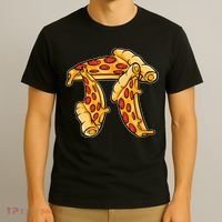 Pi Day Pizza Pi Funny Math Food T-Shirt thumb 3