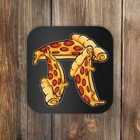 Pi Day Pizza Pi Funny Math Food Coaster thumb 0