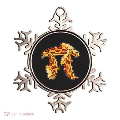 Pi Day Pizza Pi Funny Math Food Ornament
