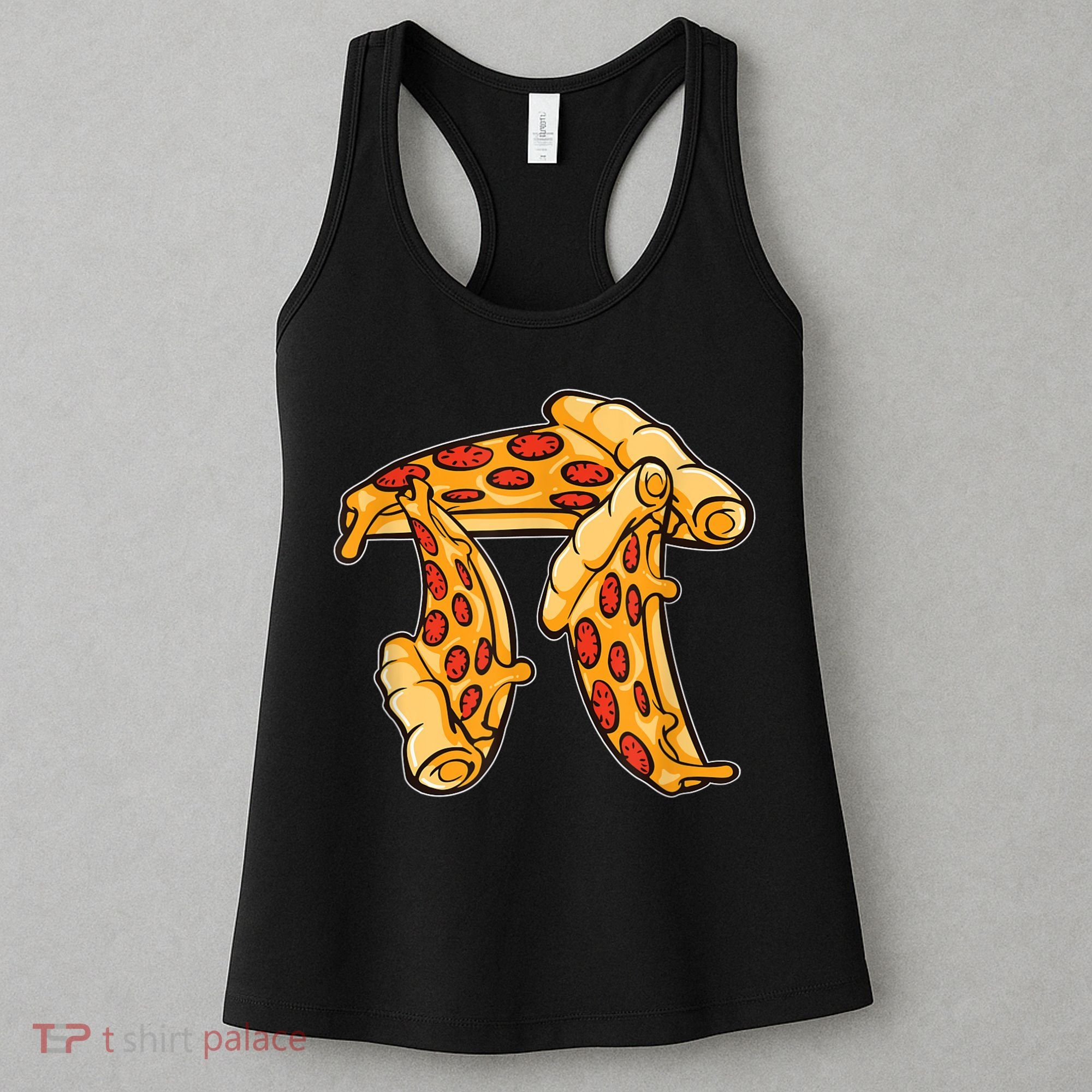 Pi Day Pizza Pi Funny Math Food Women's Tank Top