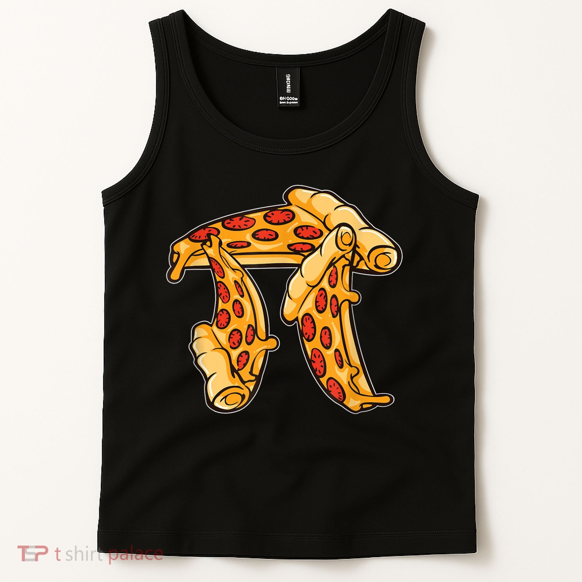 Pi Day Pizza Pi Funny Math Food Tank Top