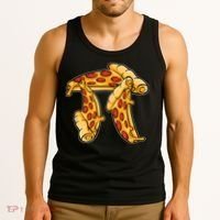 Pi Day Pizza Pi Funny Math Food Tank Top thumb 3