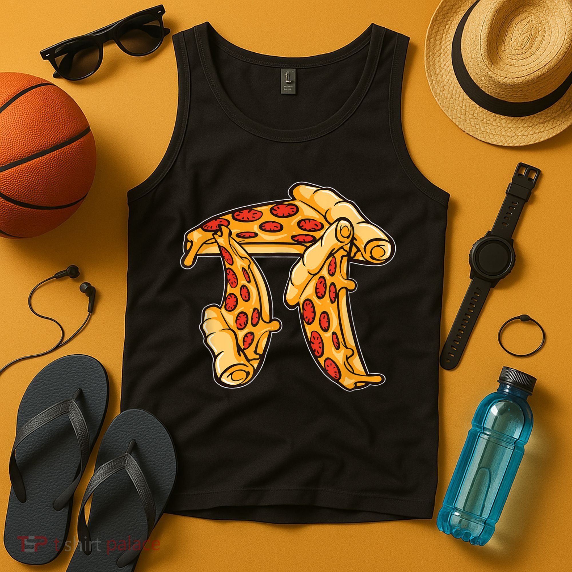 Pi Day Pizza Pi Funny Math Food Tank Top