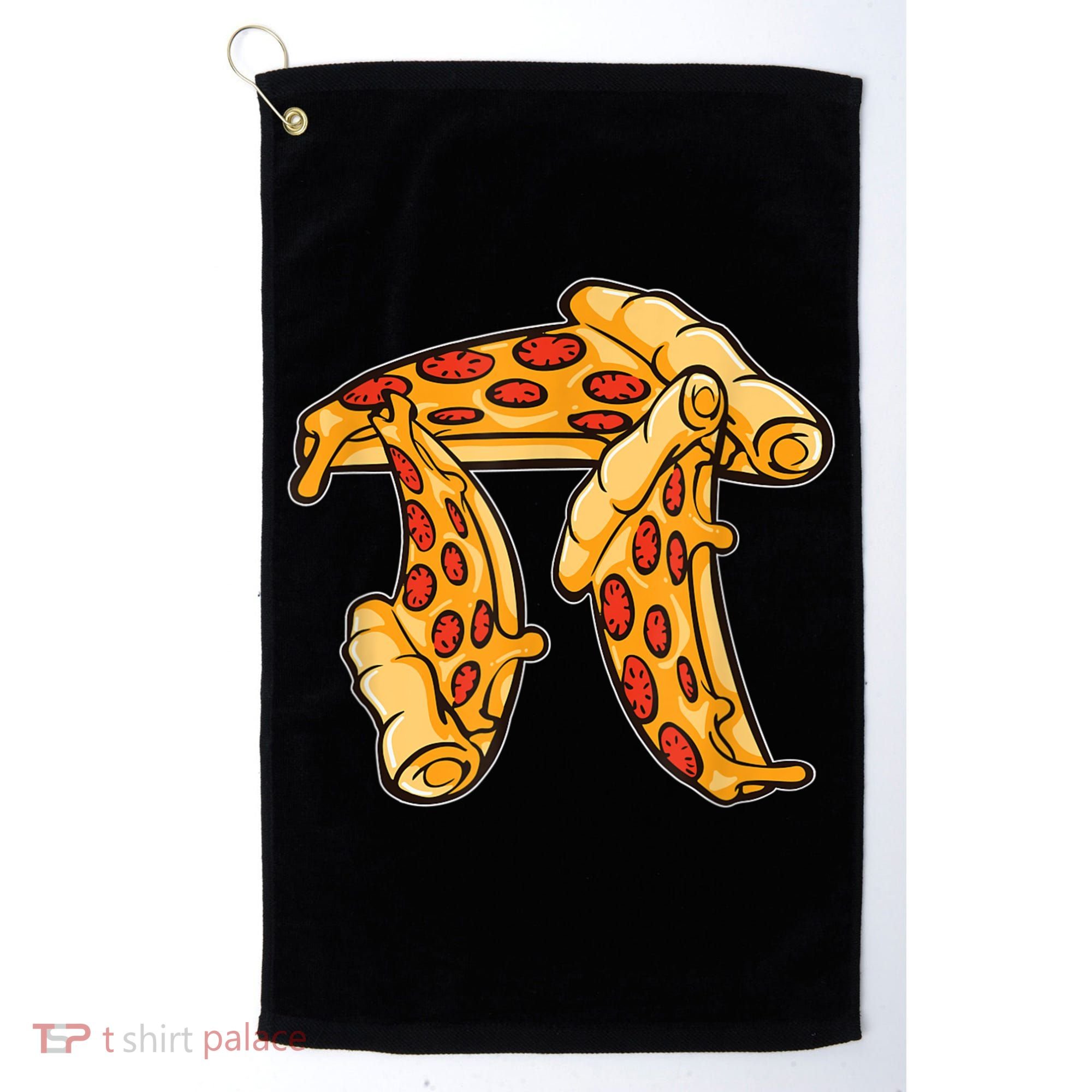 Pi Day Pizza Pi Funny Math Food Golf Towel