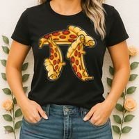 Pi Day Pizza Pi Funny Math Food Women's T-Shirt thumb 2