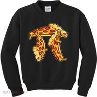 Pi Day Pizza Pi Funny Math Food Kids Sweatshirt thumb 0