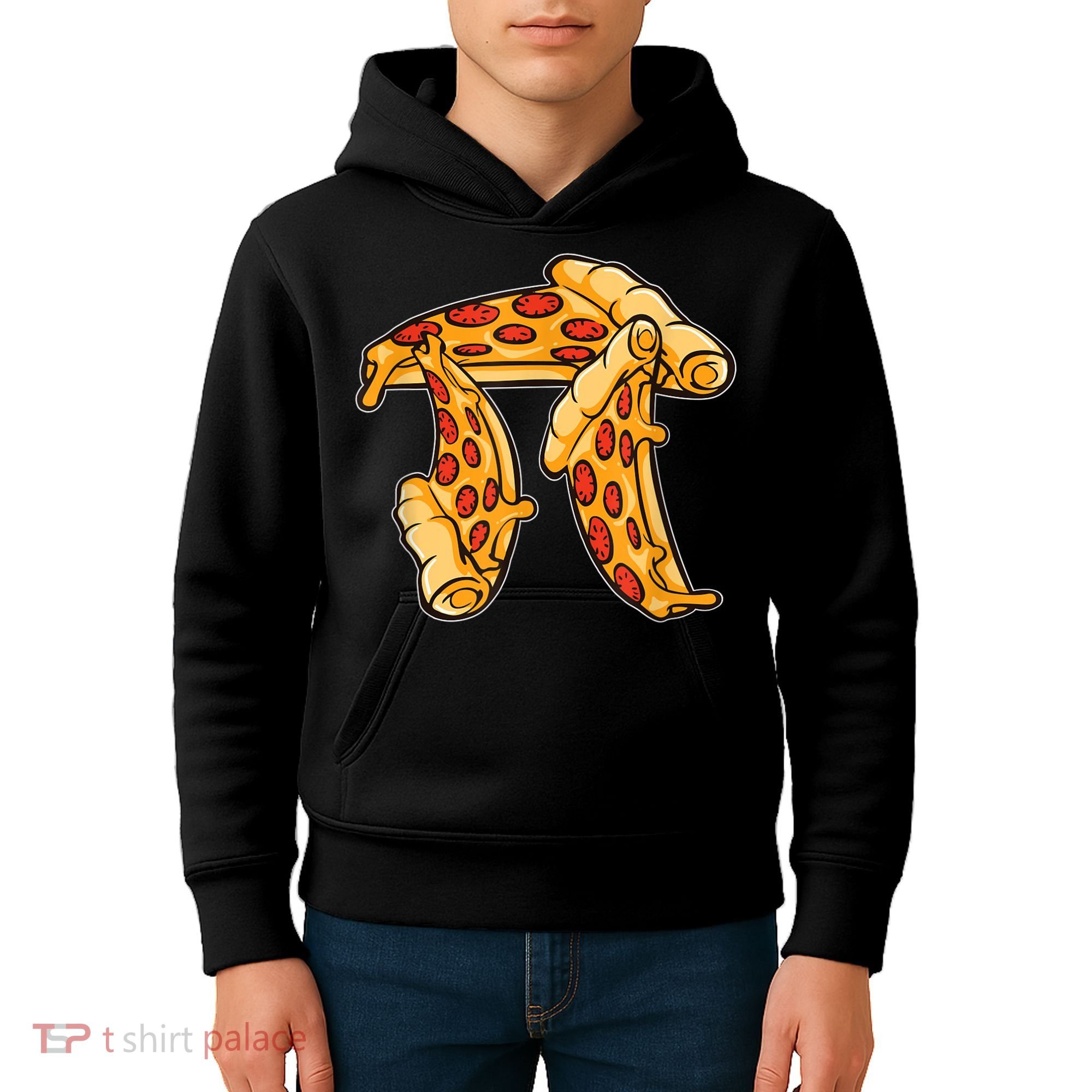 Pi Day Pizza Pi Funny Math Food Kids Hoodie