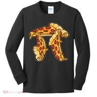 Pi Day Pizza Pi Funny Math Food Kids Long Sleeve Shirt thumb 0