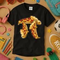 Pi Day Pizza Pi Funny Math Food Kids T-Shirt thumb 3