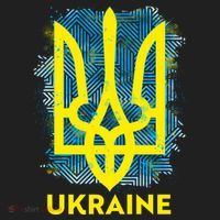 Painted Distressed Pattern Ukraine Coat Of Arms Flag Women's Sweatshirt thumb 2