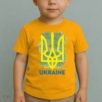Painted Distressed Pattern Ukraine Coat Of Arms Flag Toddler T-Shirt thumb 2