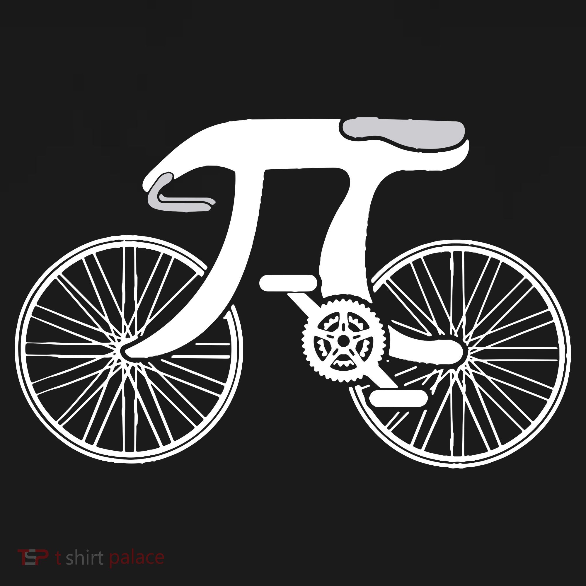 Pi Day Pi Cycle Bicycle Bike Math Symbol 3 14 Cyclist Pun USA-Made Doggie Bandana