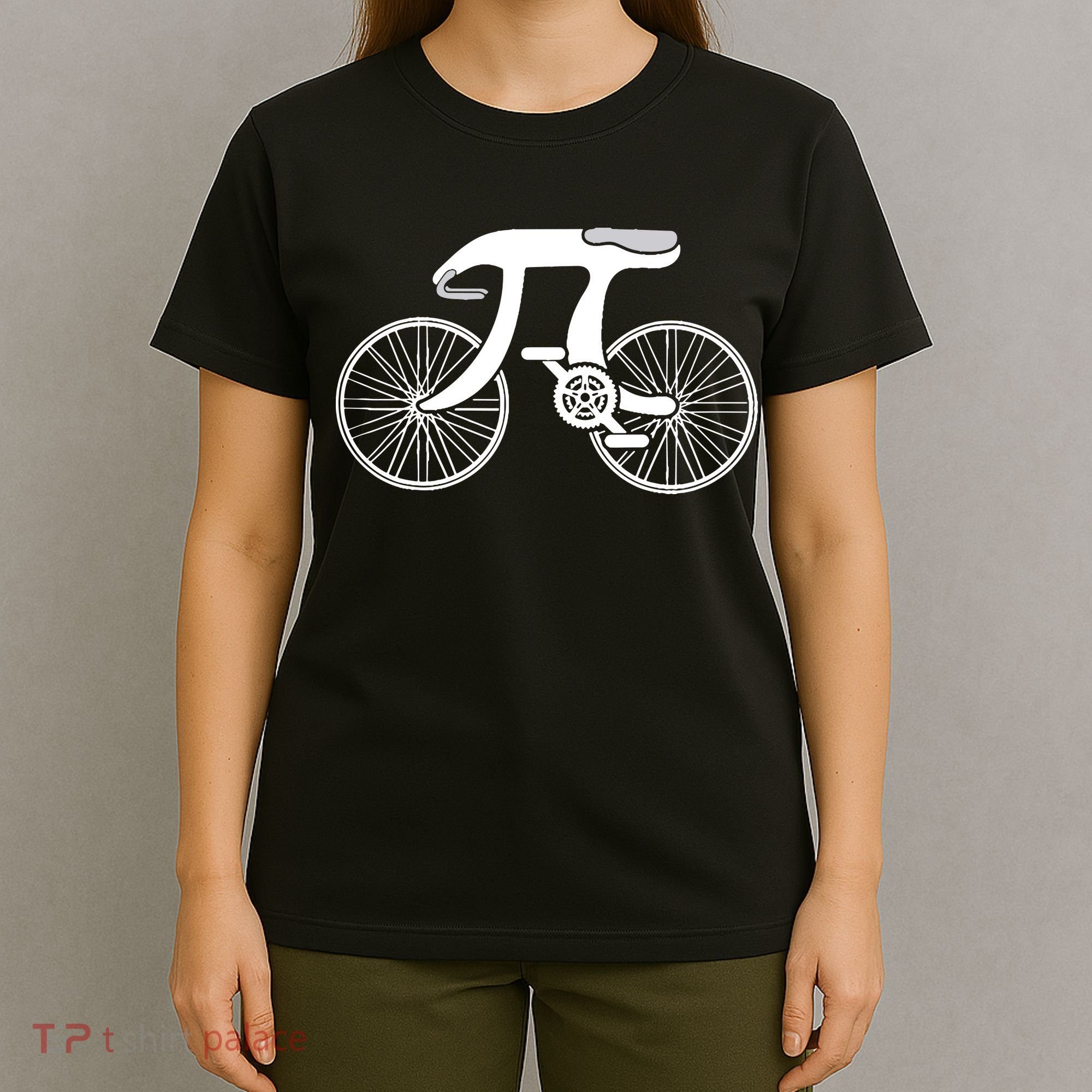Pi Day Pi Cycle Bicycle Bike Math Symbol 3 14 Cyclist Pun T-Shirt