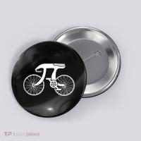 Pi Day Pi Cycle Bicycle Bike Math Symbol 3 14 Cyclist Pun Button thumb 0